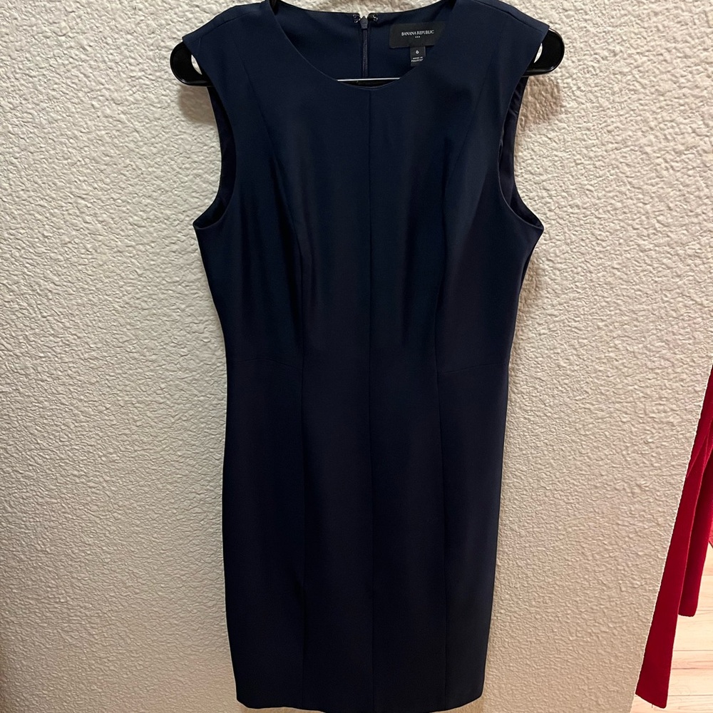 Banana Republic Dark Blue Dress, size 6 NWOT